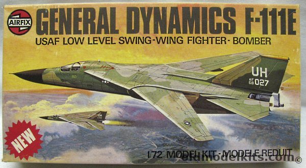 Airfix 1/72 General Dynamics F-111E, 04008-6 plastic model kit
